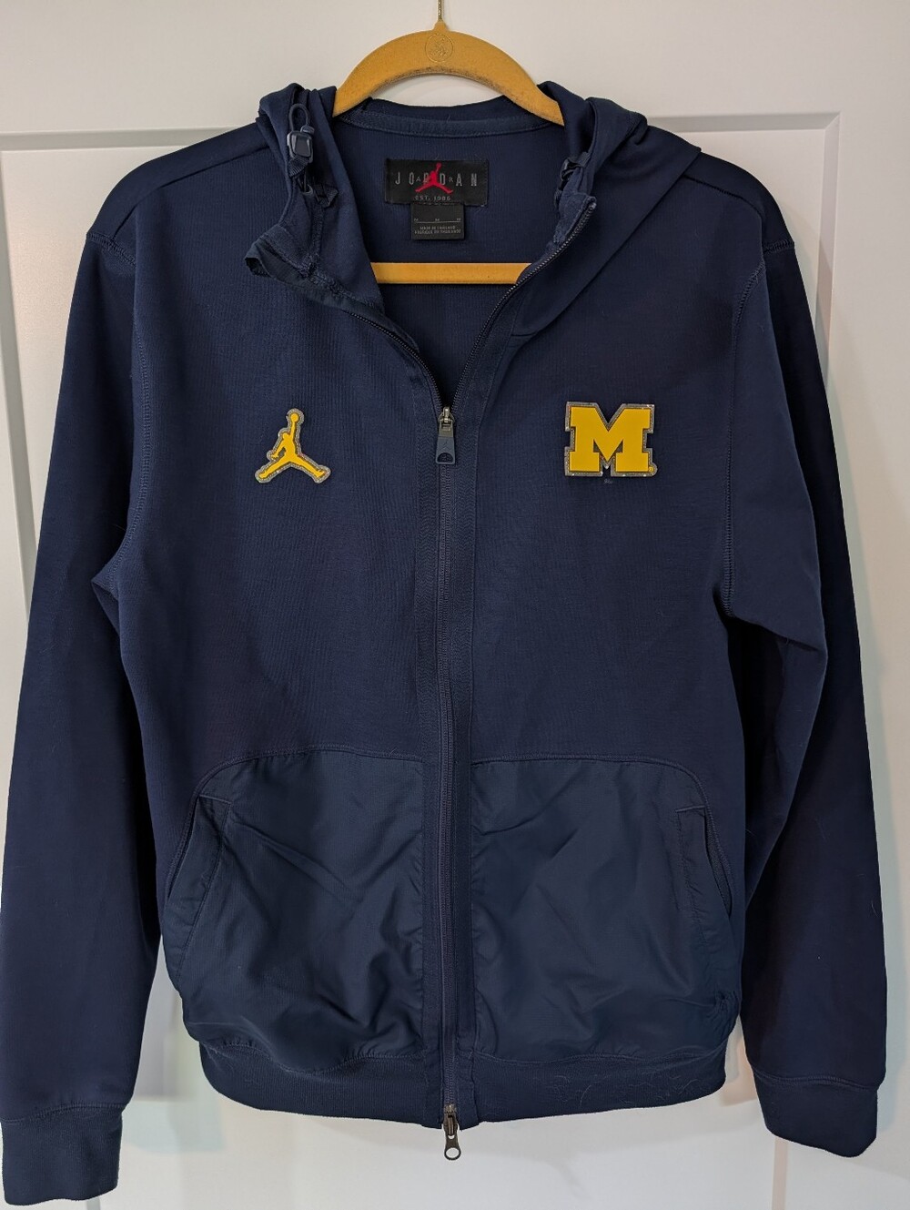 Michigan Wolverines Jordan Brand Dri-Fit Full Zip Hoodie